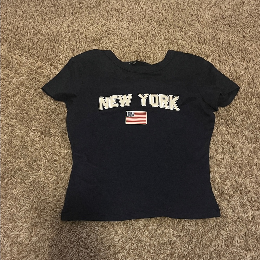 Navy Blue Graphic Tee